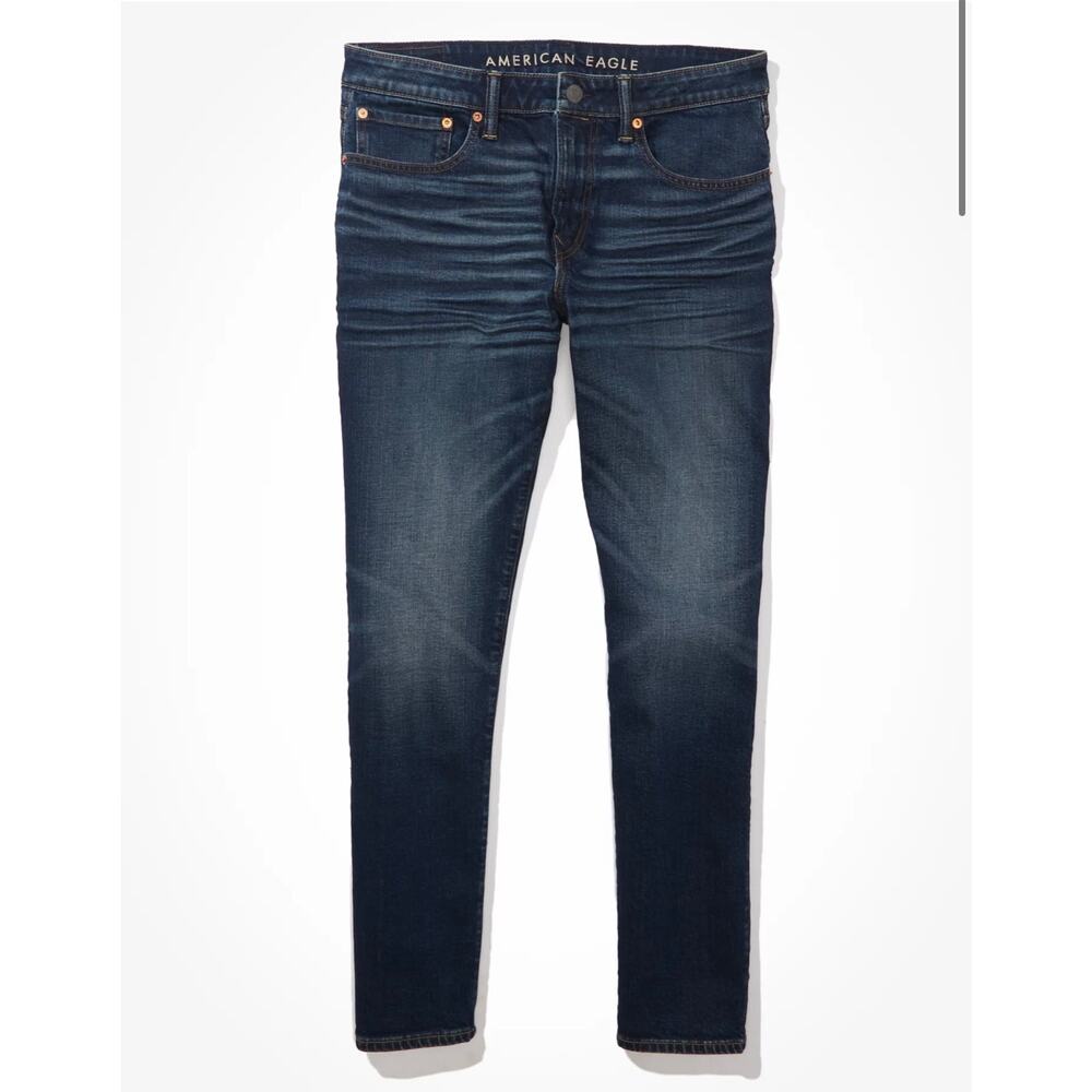 American Eagle Jeans, Athletic Fit Dark Wash Denim Ne(X)t Level Airflex, Stretch